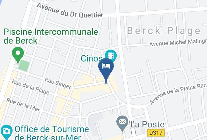Pas De Calais - Hotel De La Terrasse Berck Maps