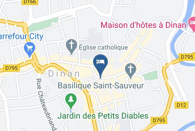 Cotes D Armor - Hotel De La Tour De L'horloge Maps