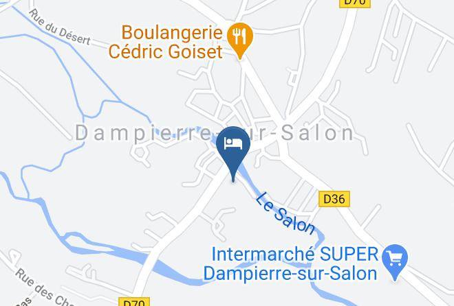 Haute Saone - Hotel De La Tour Maps