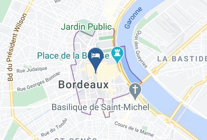 Gironde - Hotel De La Tresne Maps