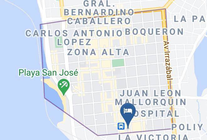 Encarnacion - Hotel Las Colonias Maps
