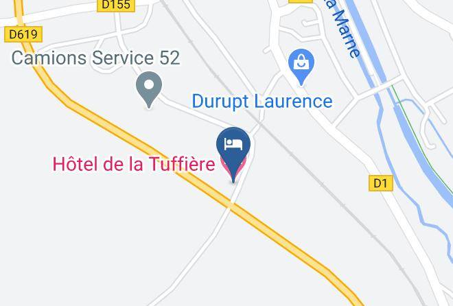 Haute Marne - Hotel De La Tuffiere Maps
