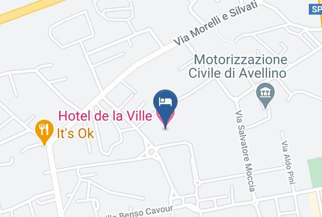 Avellino - Hotel De La Ville Maps