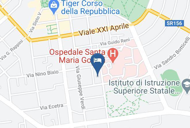 Latina - Hotel De La Ville Central Maps