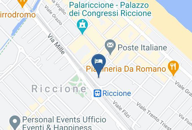 Rimini - Hotel De La Ville Maps