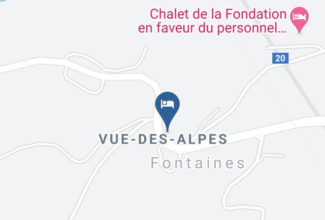 Val De Ruz - Hotel De La Vue Des Alpes Sa Maps