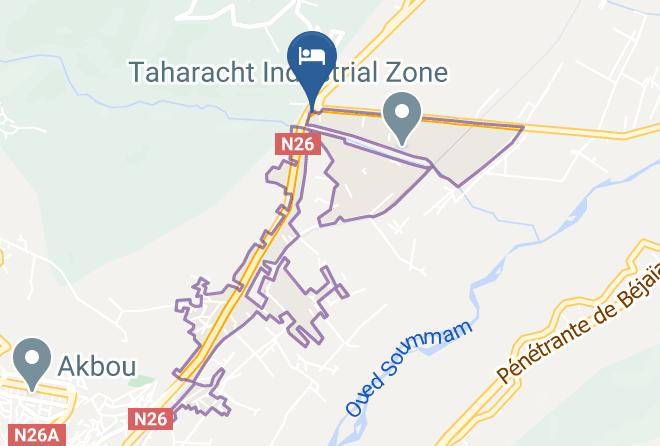 Bejaia - Hotel De La Zone Maps