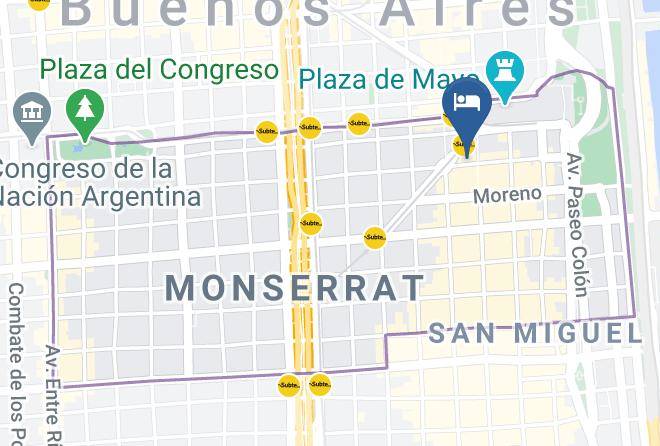Autonomous City Of Buenos Aires - Hotel De Las Luces Maps