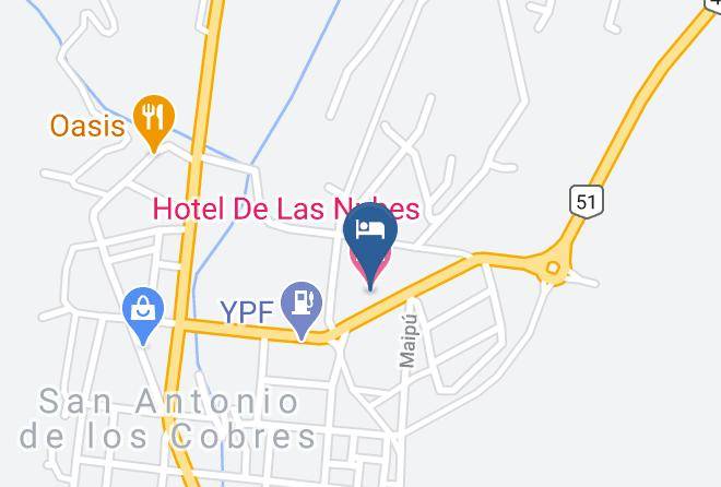 Los Andes Department - Hotel De Las Nubes Maps