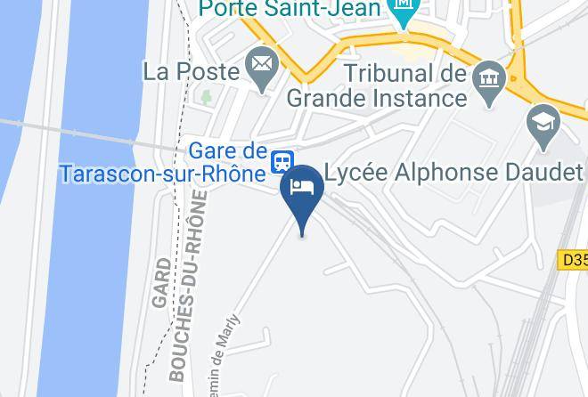 Bouches Du Rhone - Hotel De Leautaud De Mas Blanc Maps