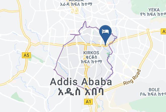 Addis Ababa - De Leopol Hotel Maps
