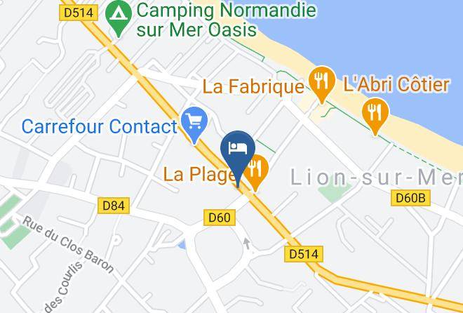 Calvados - Hotel De Lion Sur Mer Maps