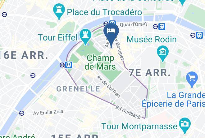 Paris - Hotel De Londres Eiffel Maps