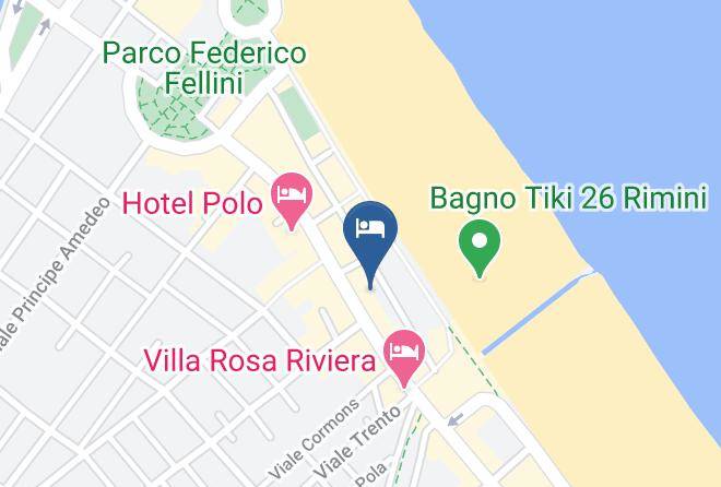 Rimini - Hotel De Londres Maps
