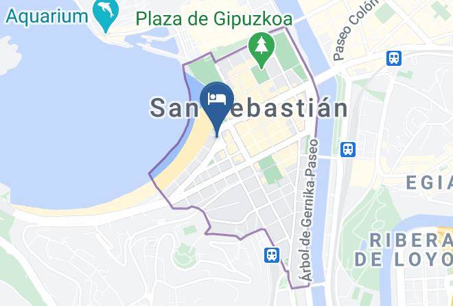Gipuzkoa - Hotel De Londres Maps