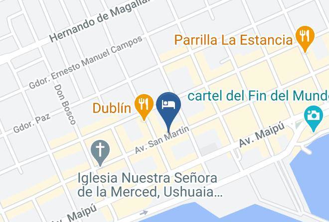 Ushuaia - De Los Andes Hotel Maps