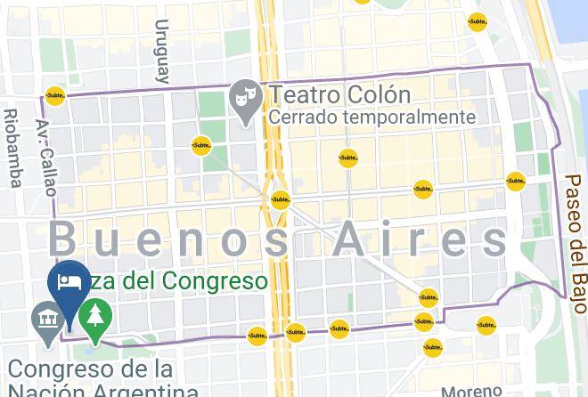 Autonomous City Of Buenos Aires - Hotel De Los Dos Congreso Maps