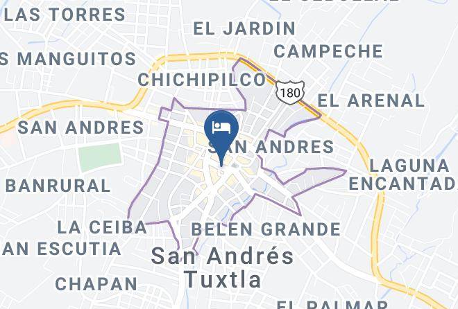 San Andres Tuxtla - Hoteles Piedra Alta By De Los Perez Maps