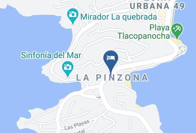 Acapulco De Juarez - Hotel De Los Reyes Maps