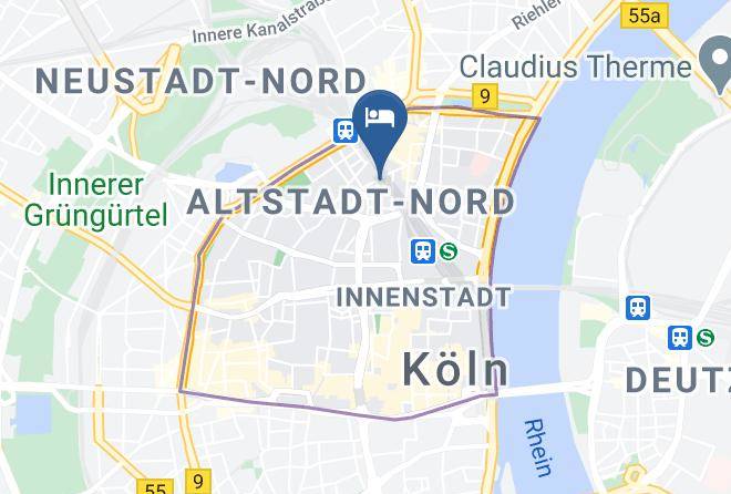 Cologne - Hotel De Luxe Maps