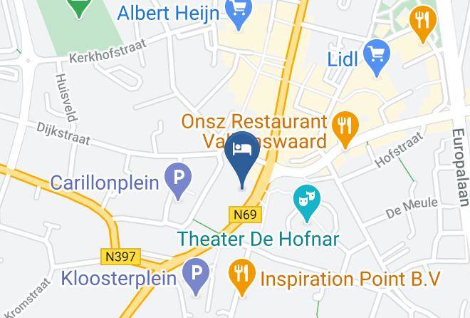Hotel De Markt Carta Geografica - North Brabant - Gemeente Valkenswaard