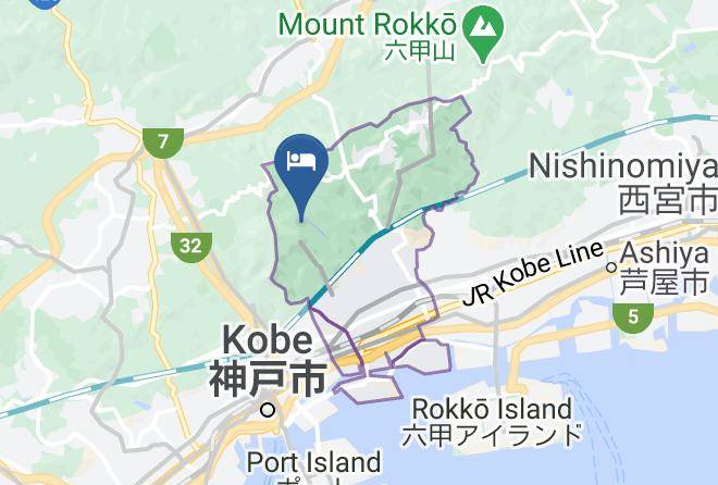 Kobe City Nada Ward - Hotel De Maya Maps