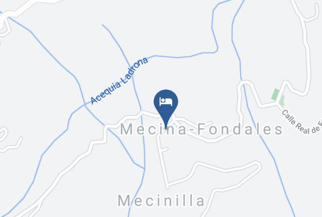 Hotel Rural De Mecina Fondales Map