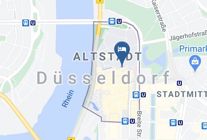 Dusseldorf - Hotel De Medici Dusseldorf Maps
