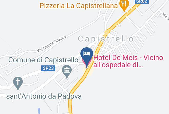 L Aquila - Hotel De Meis Vicino All'ospedale Di Avezzano E Al Parco Nazionale Maps