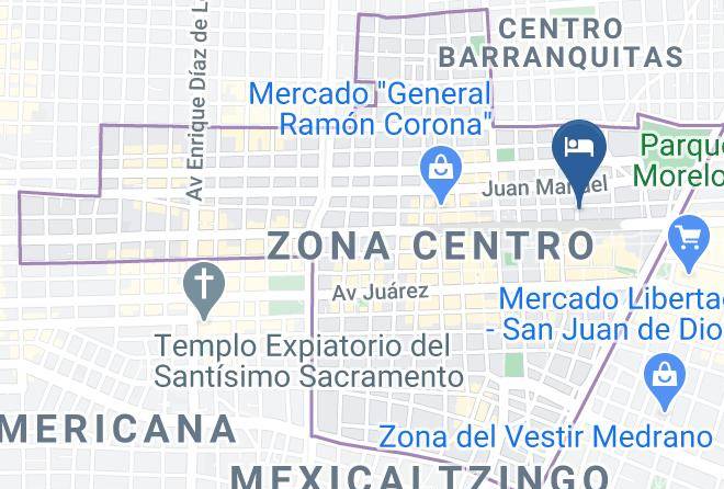 Guadalajara - Hotel De Mendoza Maps
