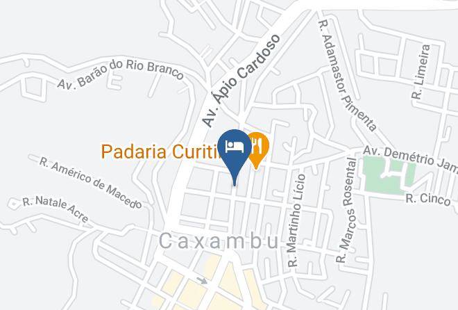 Hotel De Minas Caxambu Map