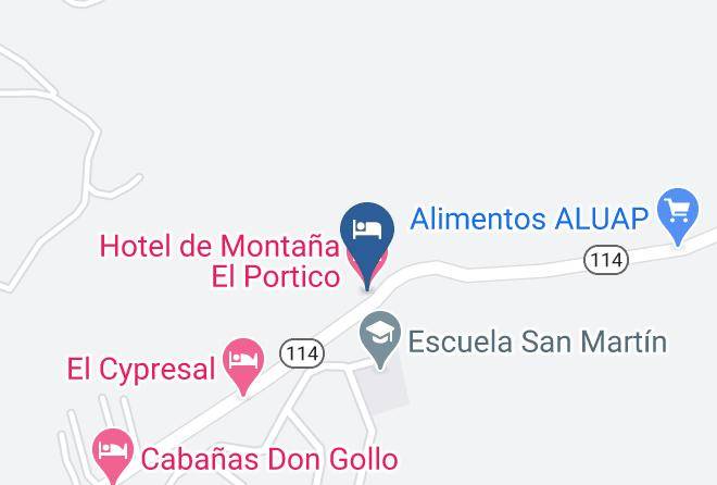 Barva - Hotel De Montana El Portico Maps