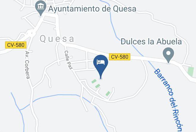 Hotel De Montana La Rocha Map