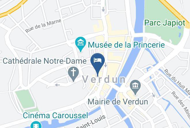 Meuse - Hotel De Montaulbain A Verdun Maps