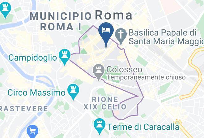 Rome - Hotel De Monti Maps