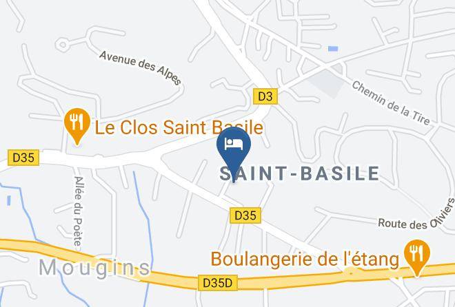 Maritime Alps - Hotel De Mougins Maps