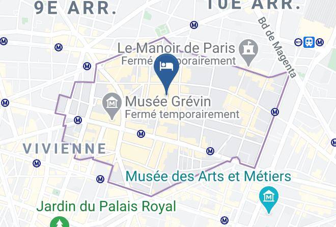 Paris - Hotel De Nell Maps
