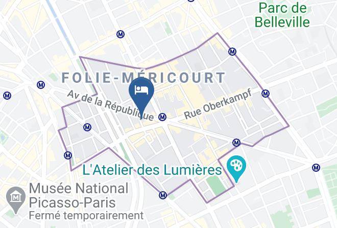 Paris - Hotel De Nemours Maps
