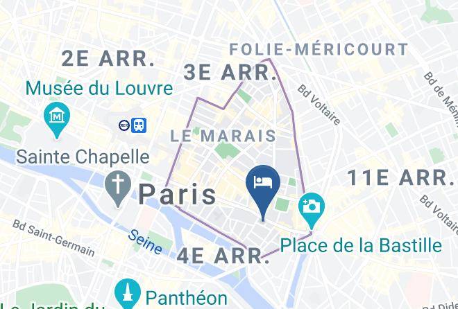 Paris - Hotel De Neuve By Happyculture Maps