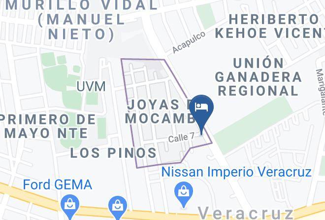 Boca Del Rio - Hotel De Noel Maps