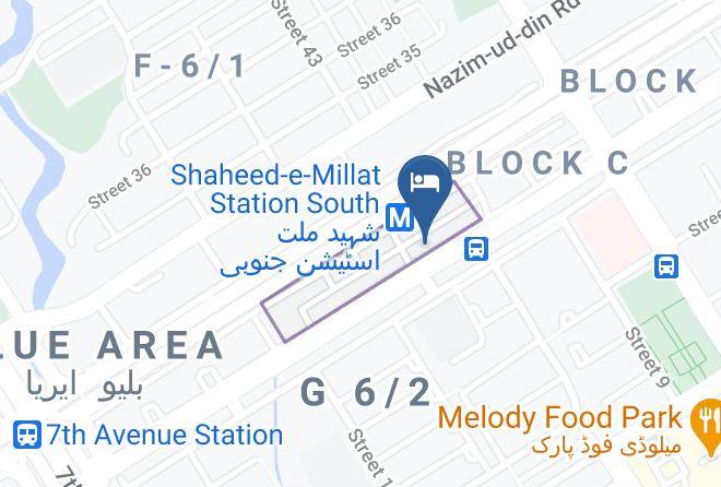 Islamabad - Hotel De Papae Maps