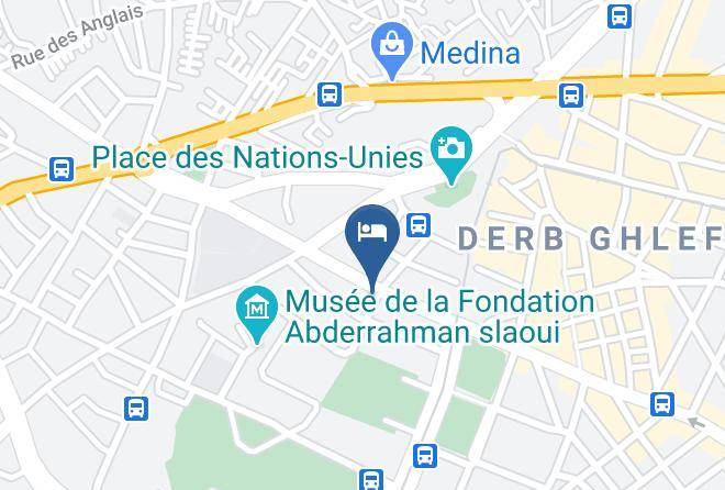 Casablanca - Hotel Prince De Paris Maps