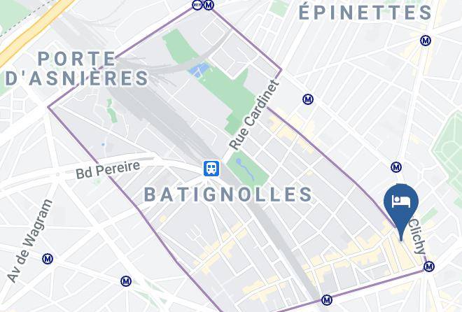 Paris - Hotel De Paris Montmartre Maps