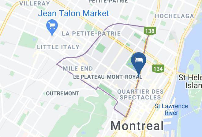 Montreal - Hotel De Paris Maps