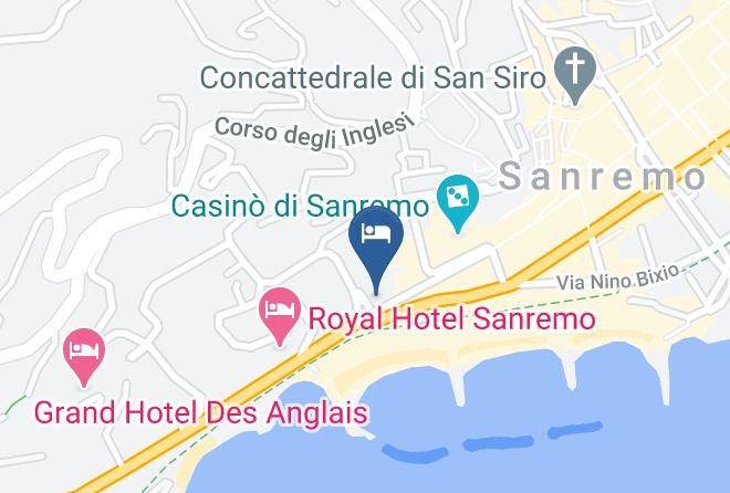 Imperia - Hotel De Paris Sanremo Maps