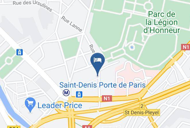 Seine St Denis - Hotel De Paris Maps