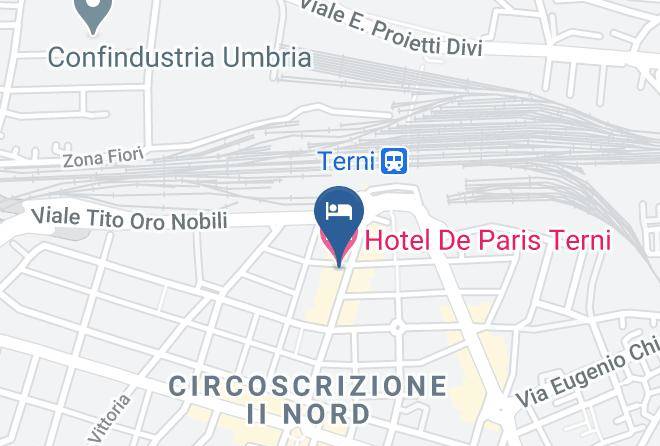 Terni - Hotel De Paris Terni Maps