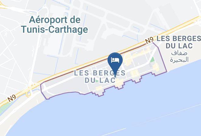 Tunis - Hotel De Paris Maps