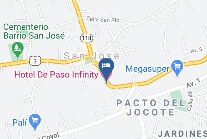 San Jose - Hotel De Paso Infinity Maps