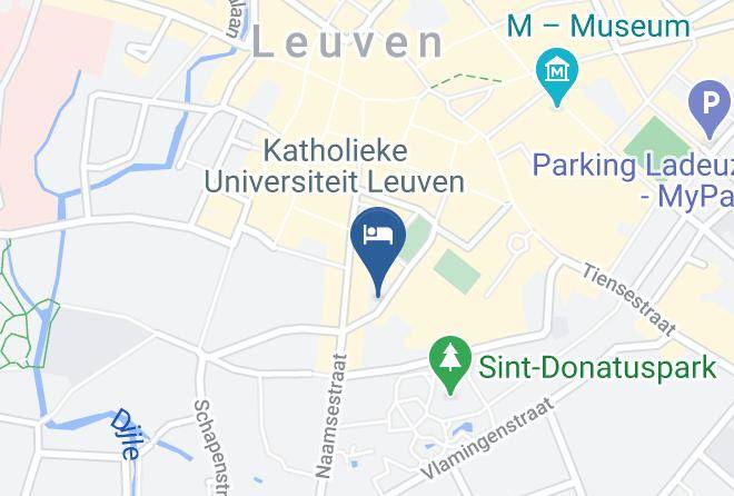 Flemish Brabant - Hotel De Pastorij Maps